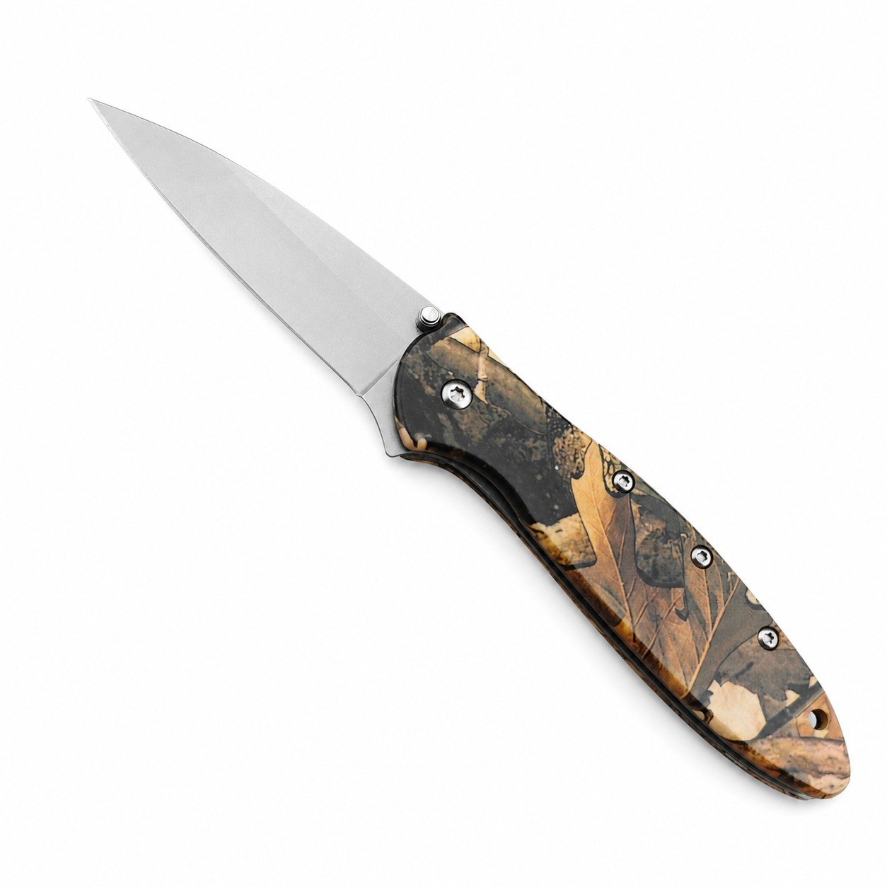 1660 Folded Camouflage Handle Folding Knife